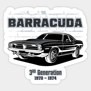 Plymouth Barracuda Sticker